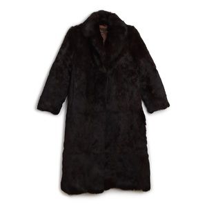 VINTAGE RABBIT FUR COAT